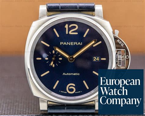 Panerai Luminor Due Automatic Titanio Blue Dial 42mm.